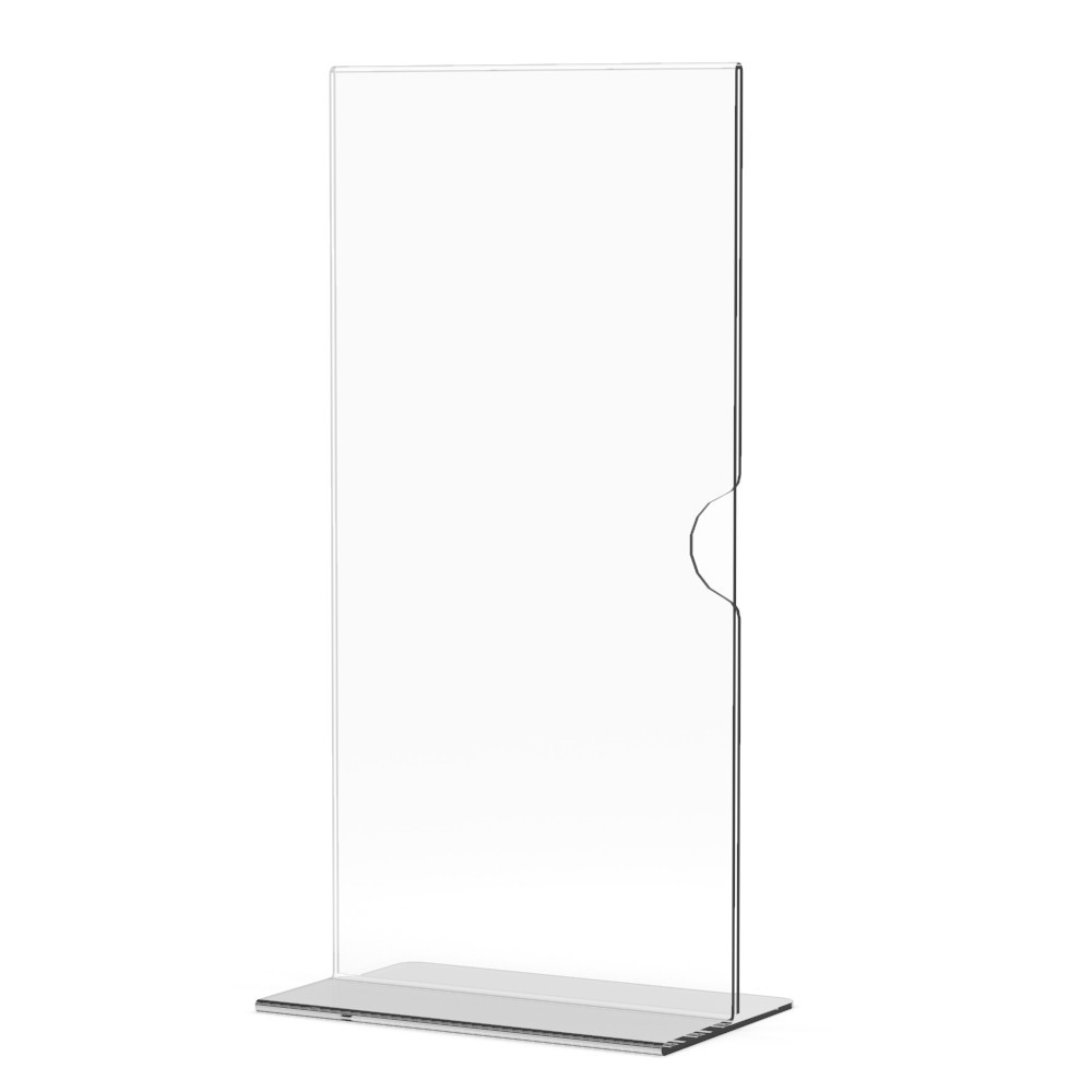Acrylic Double Sided Menu Holder 1/3(DL) A4 - 5 Pack