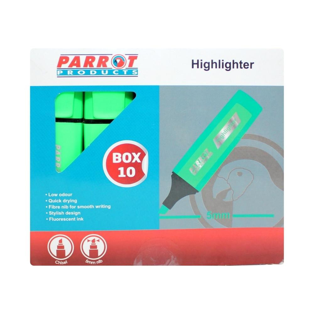 Marker Highlighter Box 10 Green