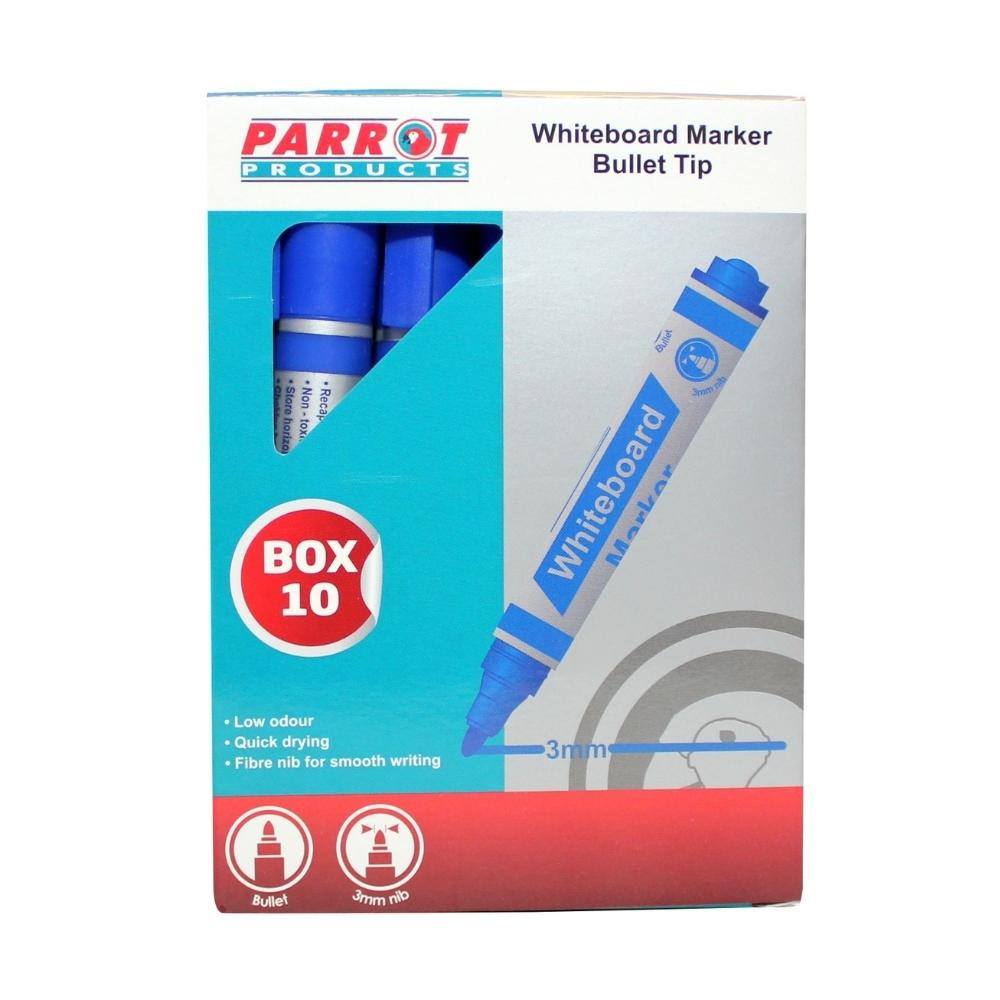 Marker Whiteboard Bullet Box 10 -Dark Blue