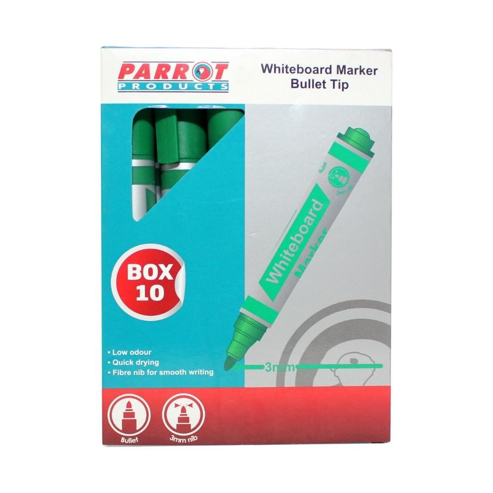 Marker Whiteboard Bullet Box 10 -Green