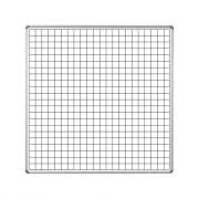 Educational Board Swing Leaf Panel 1220mm x 1210mm Magnetic White - Squares 1 Side