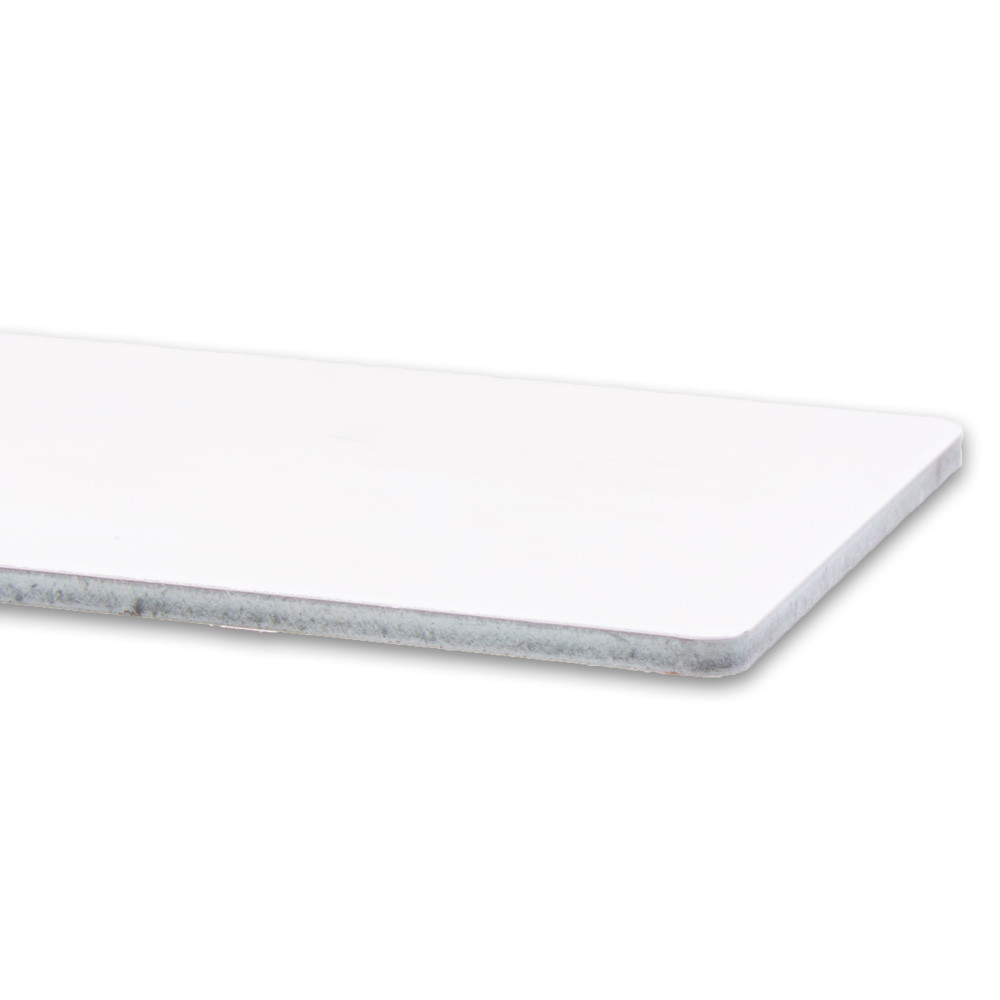 Aluminum Composite Panel 2440x1220x3mm Brushed -White