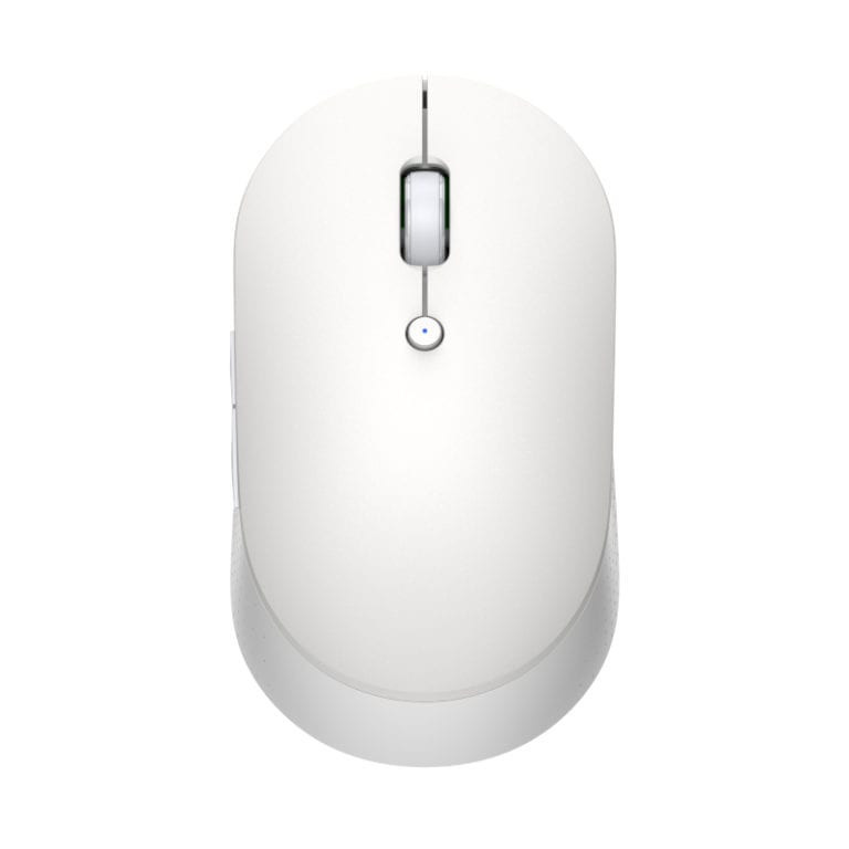 Dual Mode Silent Wireless Mouse - White