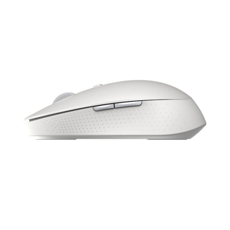 Dual Mode Silent Wireless Mouse - White