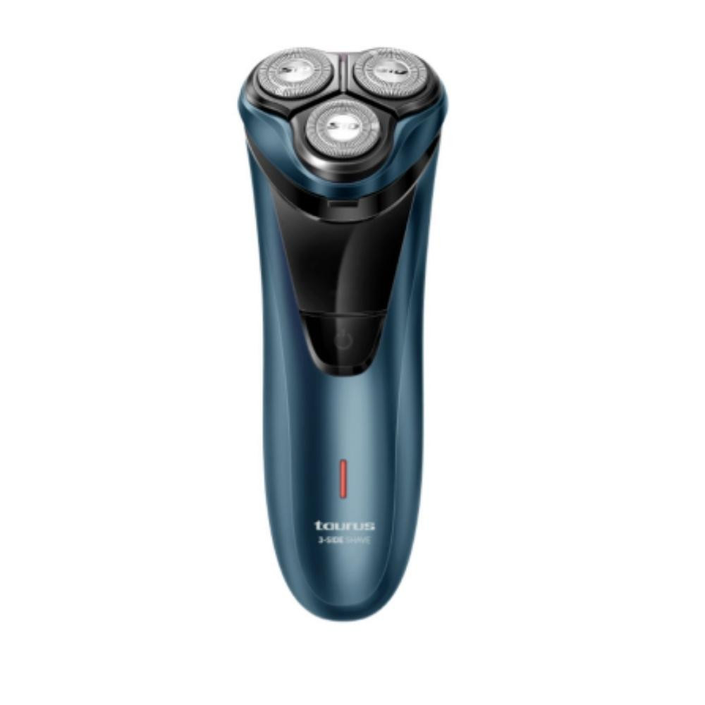 Shaver Triple Head Battery Operated Blue Cordless Operation - 3W 3 Side Shaver