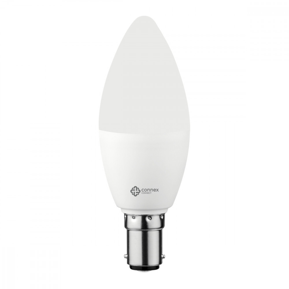 Smart WiFi Bulb 4.5W LED White Candle Bayonet