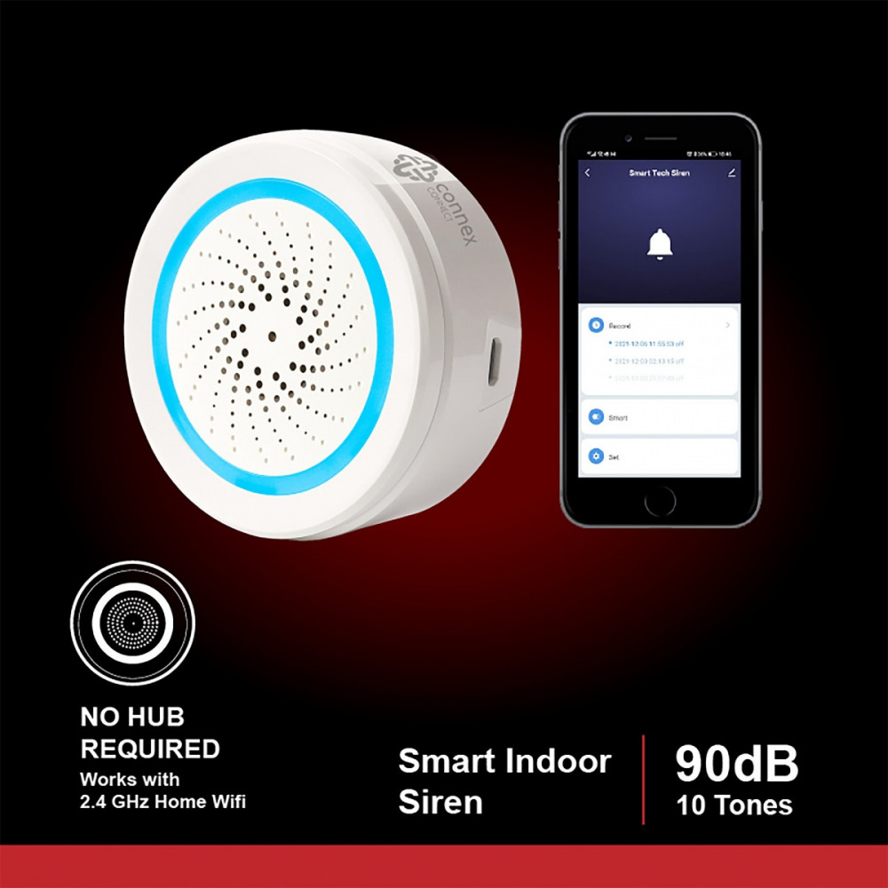 Smart WiFi Siren Alarm Indoor