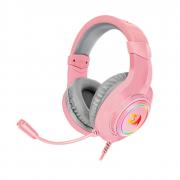 Over-Ear HYLAS Aux RGB Gaming Headset – Pink