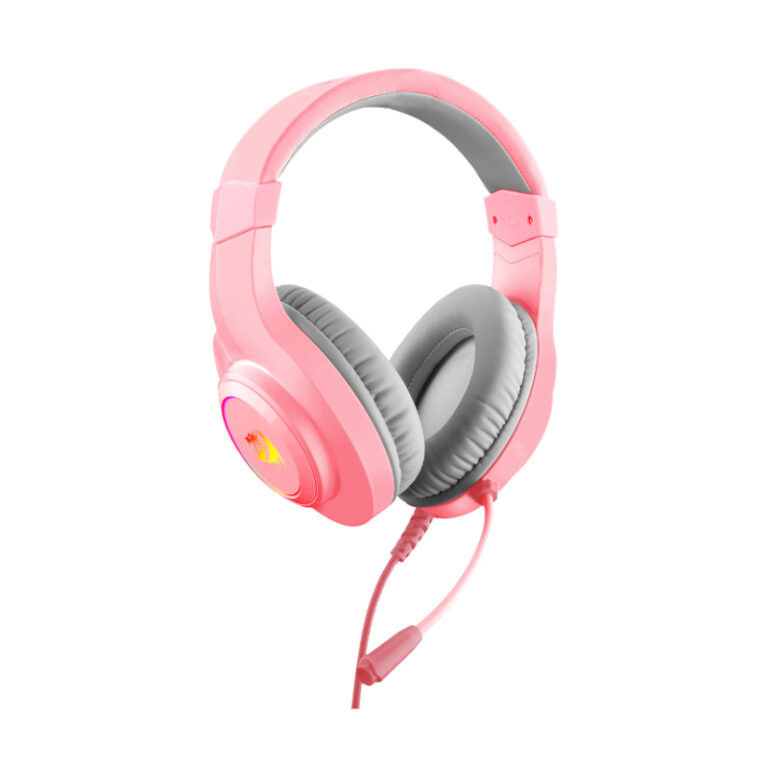Over-Ear HYLAS Aux RGB Gaming Headset – Pink