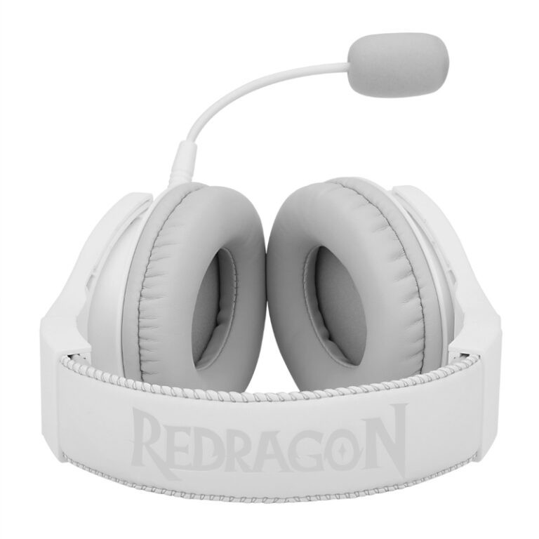 Over-Ear PANDORA USB (Power Only)|Aux (Mic & Headset) RGB Gaming Headset – White