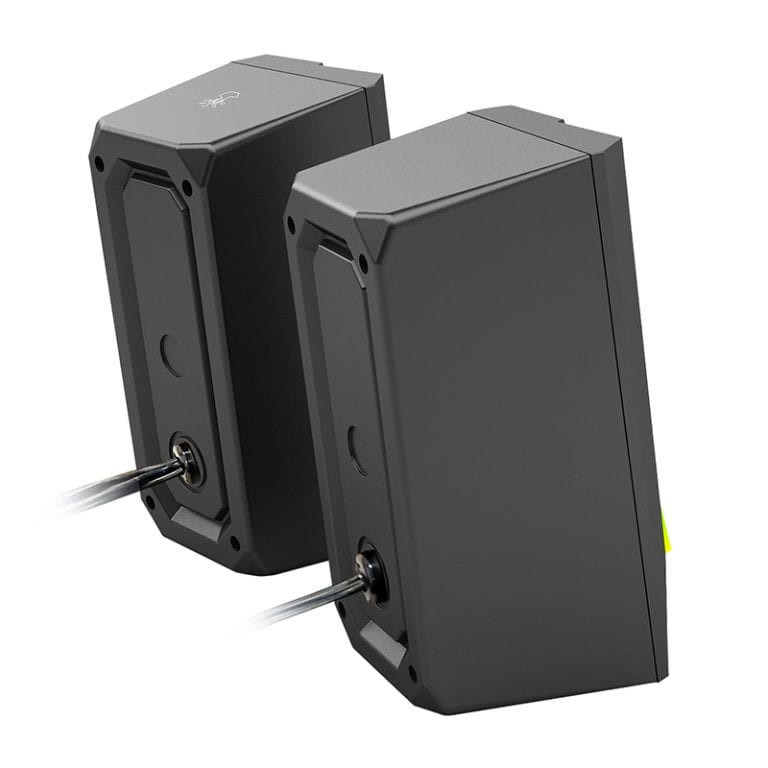 2.0 Satellite Speaker ANVIL 2 x 3W RGB USB|Aux Gaming Speaker – Black