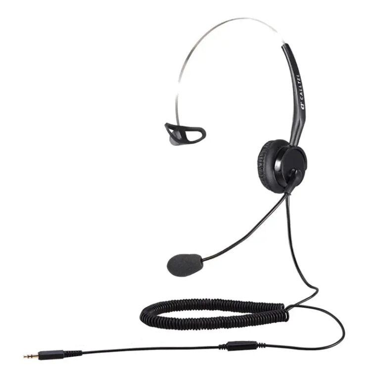 T400 Mono-Ear Headset – Noise-Cancelling Mic – Single 3.5mm Jack