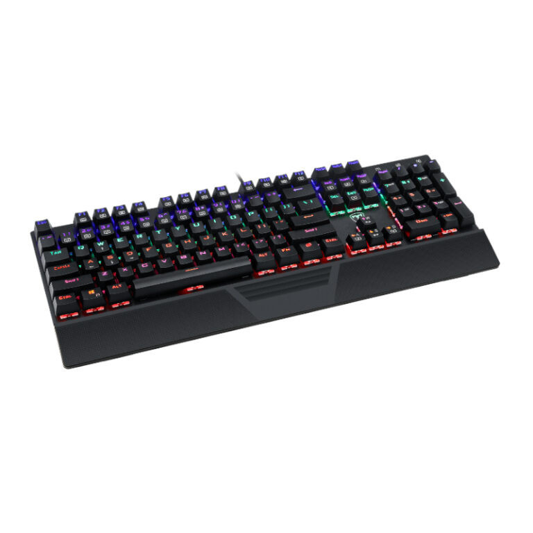 Destroyer 104 Key|Wrist Guard|Rainbow Backlit Gaming Mechanical Keyboard - Black