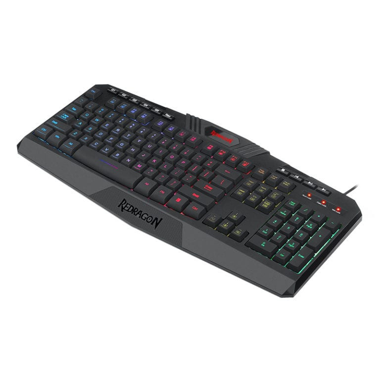 HARPE Membrane|RGB Backlit|12 Multimedia Keys|19 Non-Conflict Gaming Keyboard - Black