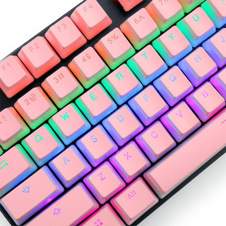 104 SCARAB Mechanical Key Caps - Pink