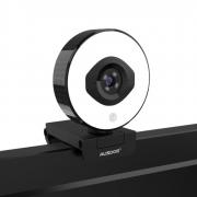 AF660 1080p|60fps|12 White LED|Omni-Directional Mic|70 FOV|USB Streaming Webcam - Black