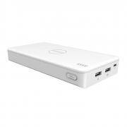 Pulse 20 20000mAh Input: Micro USB 5V 2.1A|Output: 1 x USB 5V 2.1A|1 x USB 5V 1A Power Bank - White