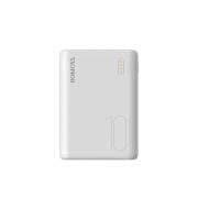 Simple 10 10000mAh Input: Type C|Lightning|Micro USB|Output: 2 x USB Power Bank - White
