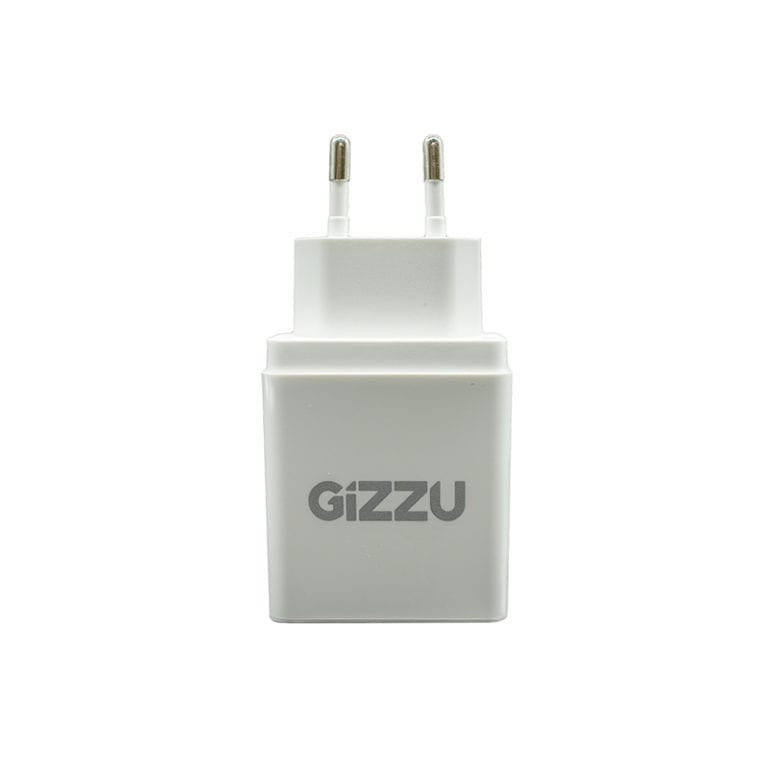 Wall Charger Dual USB Port 3.4A - White