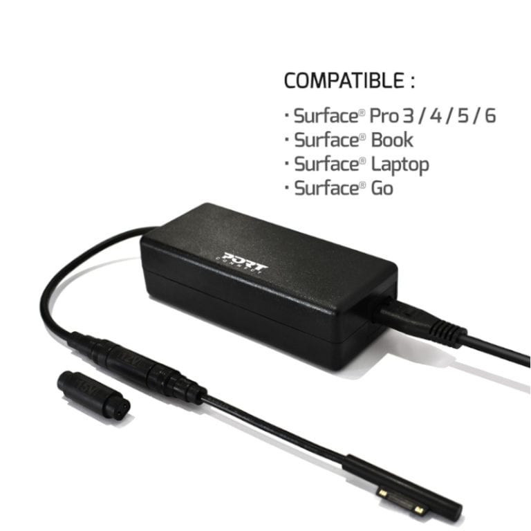 Connect 60W for Microsoft Surface Adapter - Black