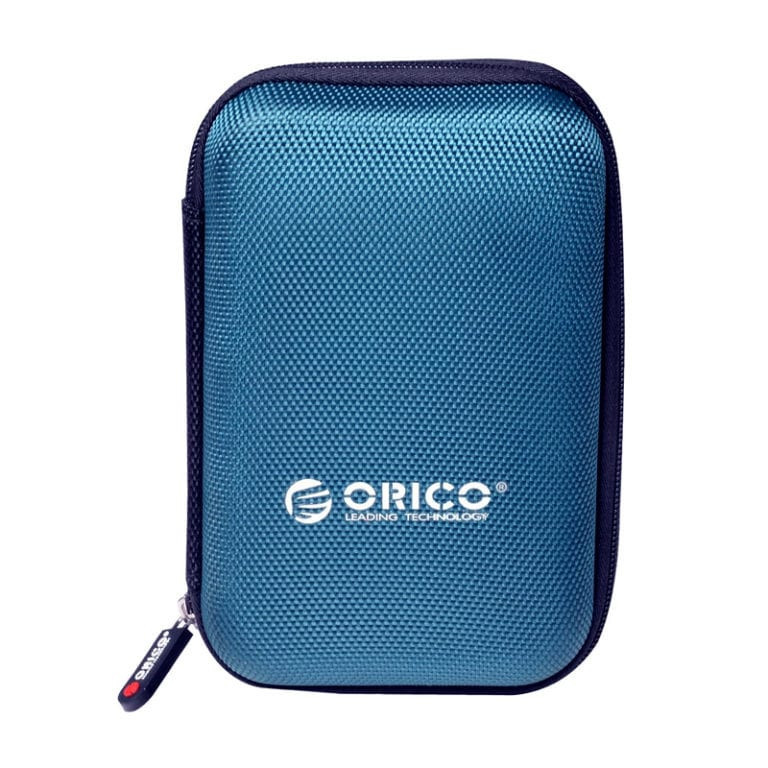2.5 Inch Nylon Portable HDD Protector Case - Blue