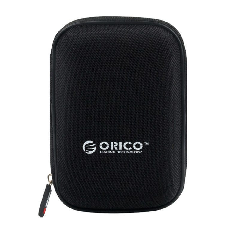 2.5 Inch Nylon Portable HDD Protector Case - Black