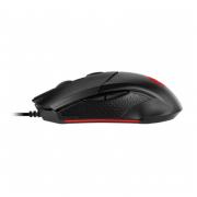 GM08 4200DPI RGB Gaming Mouse - Black