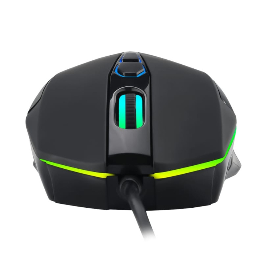 Senior 4800DPI 7 Button|180cm Cable|Ambi-Design|RGB Backlit Gaming Mouse -Black