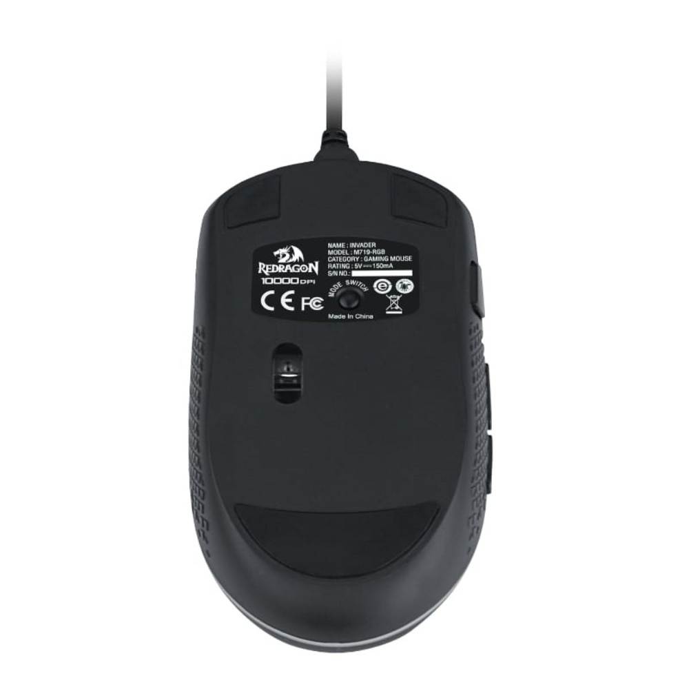 INVADER 10000DPI Gaming Mouse – Black