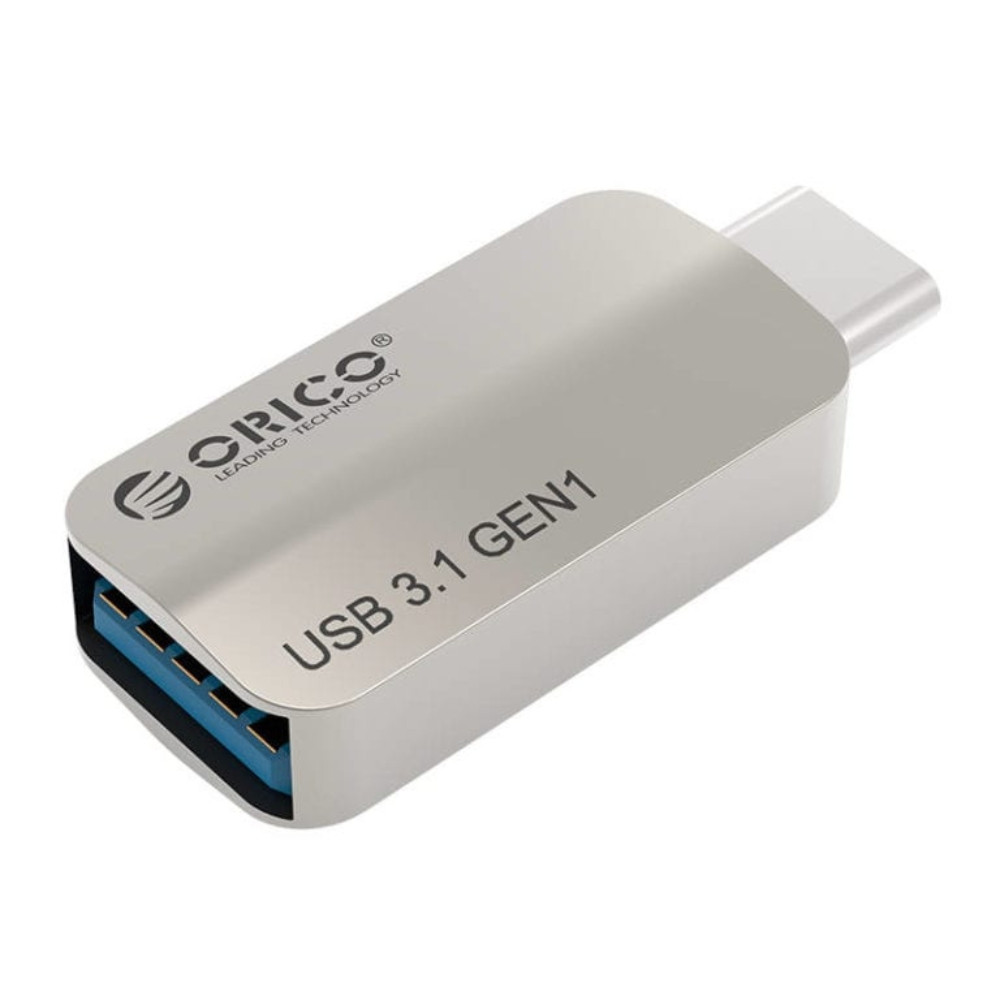 USB Type-C to USB-A 3.1 ChargeSync On The Go Adapter - Silver