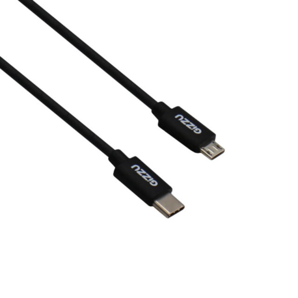 USB-C to Micro USB 1m Cable Black