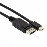 Mini DP to DP 4k 30Hz|4k 60Hz 1.8m (Thunderbolt 2 compatible) Cable -Black