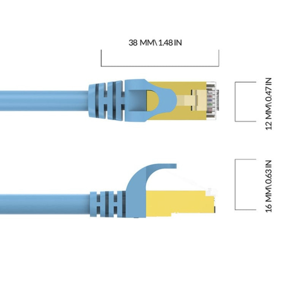 CAT6 1m Network Cable - Blue