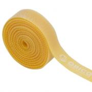 1m Hook & Loop Cable Tie - Yellow