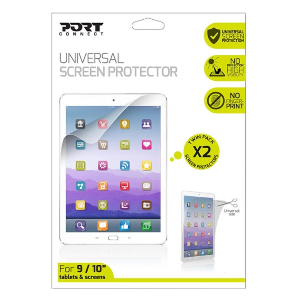 Universal Screen Protector for 11″ Tablets Twin Pack – Clear