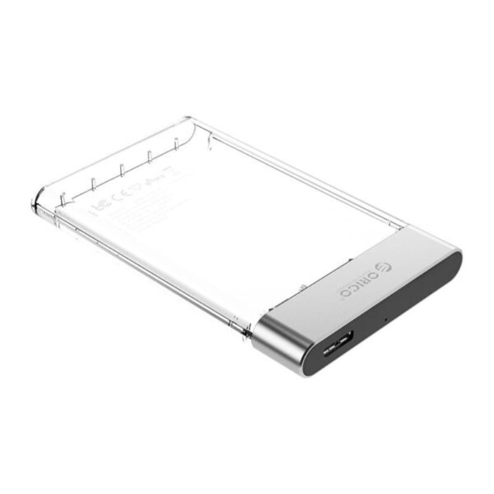 2.5″ USB3.0 HDD Enclosure Micro USB 3.0 – Transparent