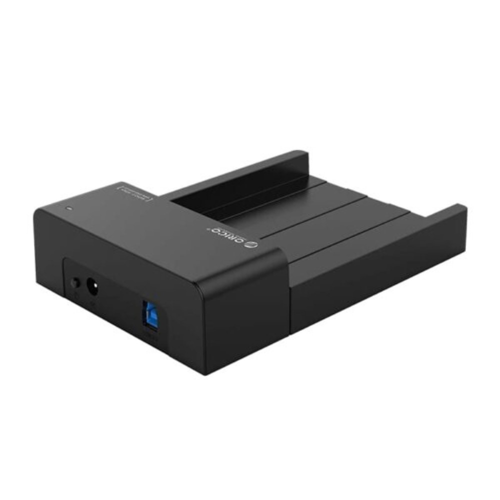 1 Bay USB3.0 2.5″ / 3.5″ HDD|SSD Horizontal Dock – Black