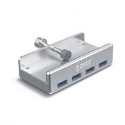 4 Port USB3.0 Clip-Type Hub Aluminium
