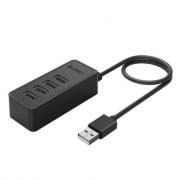 4 Port USB2.0 Hub – Black
