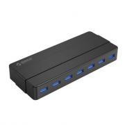 7 Port Additional Power USB3.0 Hub – Black