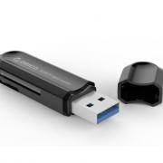 USB3.0 TF/SD Card Reader – Black
