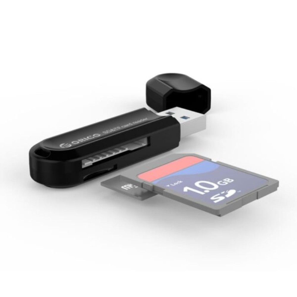 USB3.0 TF/SD Card Reader – Black
