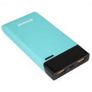 6000mAh External Dual USB Power Pack - Turquoise