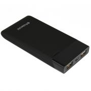 6000mAh External Dual USB Power Pack - Black