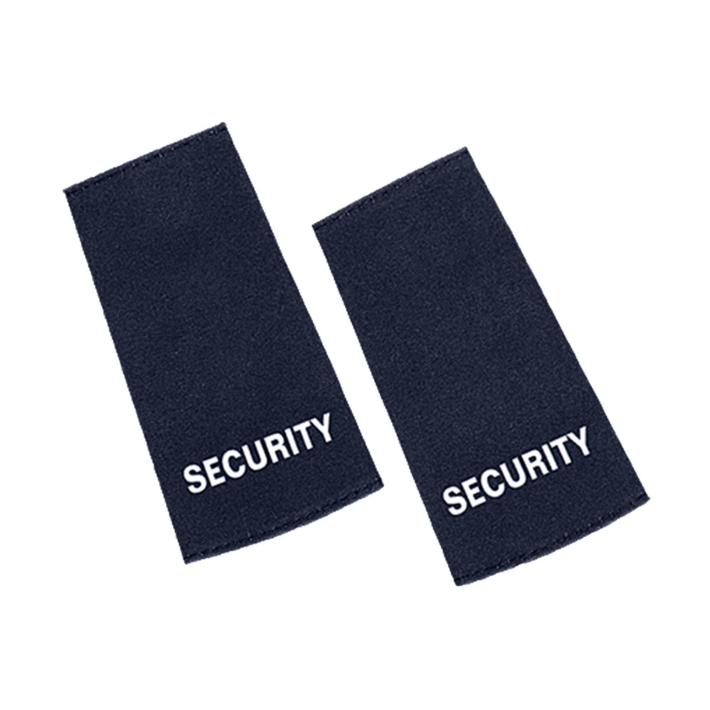 Printed Security Epaulettes - Navy