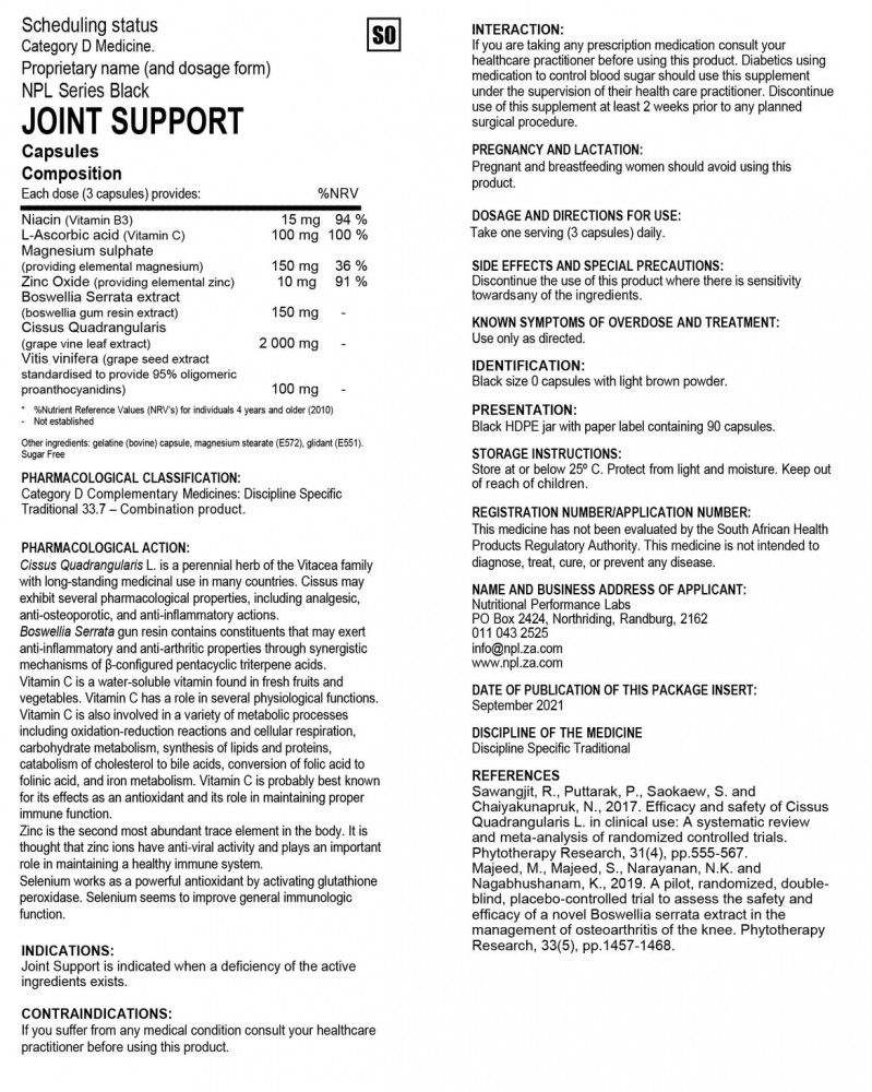 Joint Support 90 Capsules
