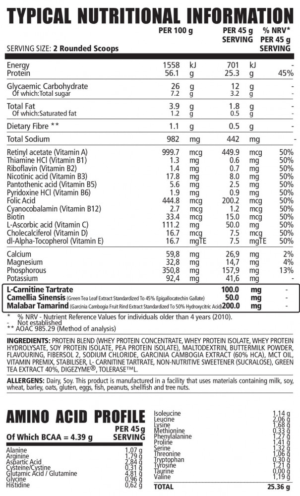 Diet Pro 1.8kg Vanilla Doughnut