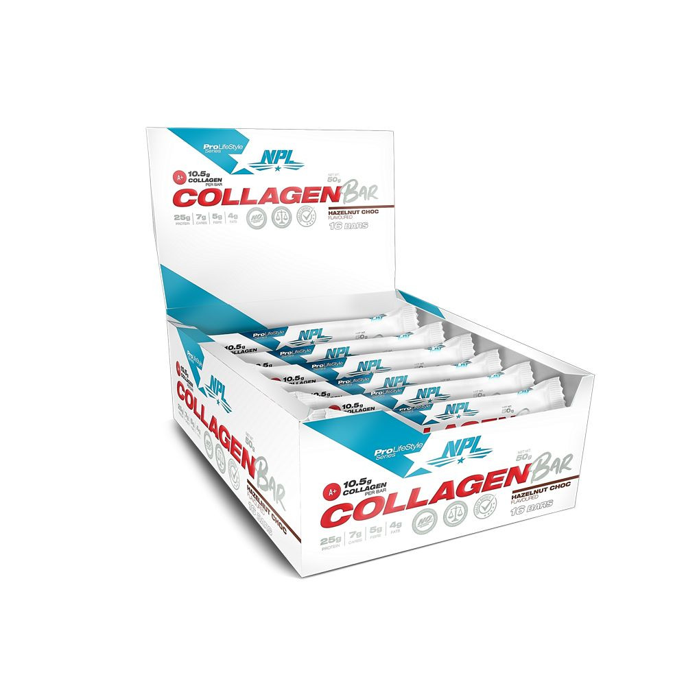 Collagen Bar 50g Choc Hazelnut 16 Pack
