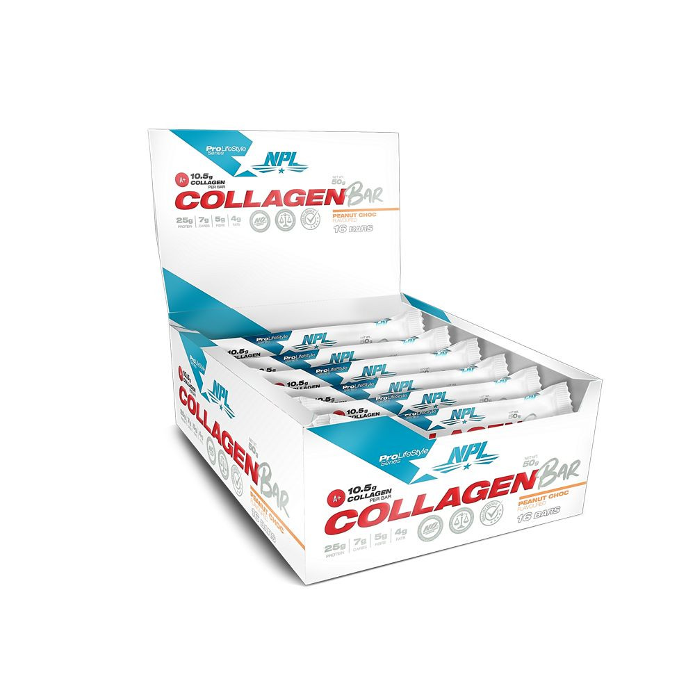 Collagen Bar 50g Choc Peanut Butter 16 Pack