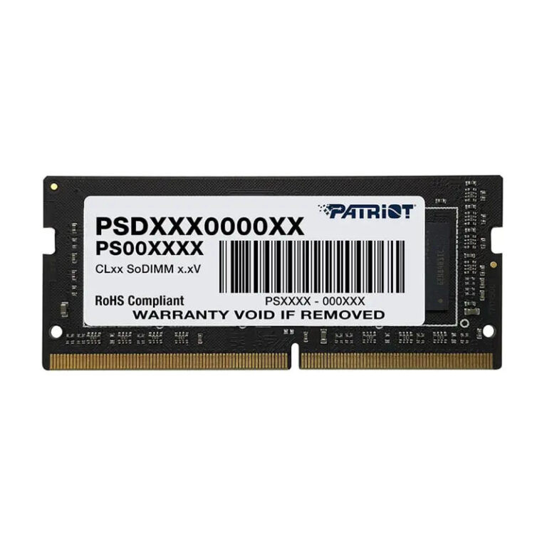 Signature Line 8GB DDR4 3200MHz Single Rank SODIMM Notebook Memory